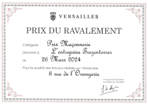 Prix Versailles 2024