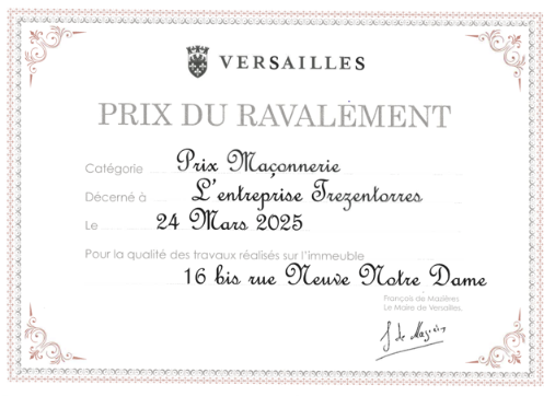 Prix Versailles 2025